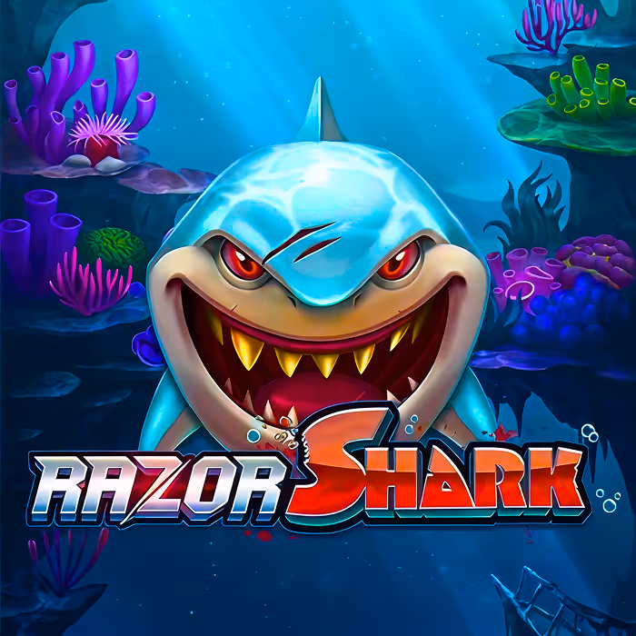 Razor Shark slot - Underwater thriller with mystery stacks and shark-themed features